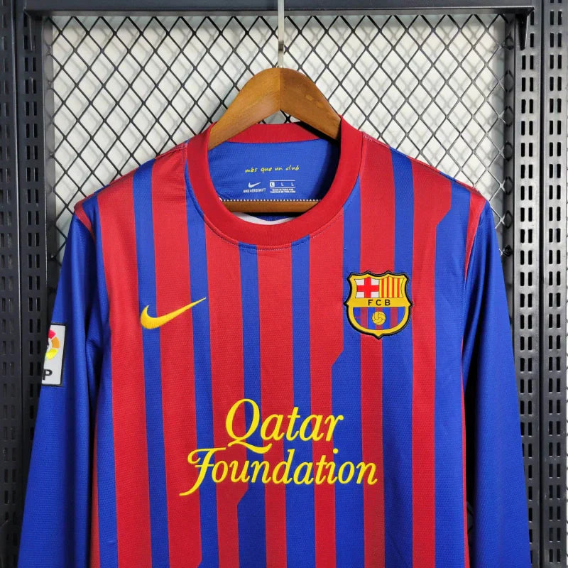 FC  BARCELONA RETRO MANGA LARGA 2011/12 VERSIÓN FAN
