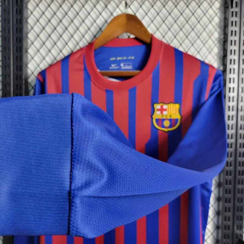 FC  BARCELONA RETRO MANGA LARGA 2011/12 VERSIÓN FAN
